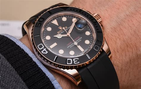 rolex yacht master everose review 116655 vs 116622